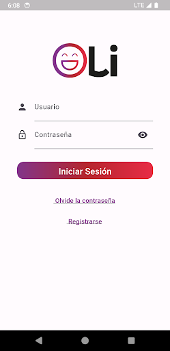 Android application OLI screenshort