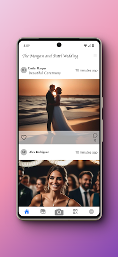 Hitched - Wedding Photo Feed Screen 3