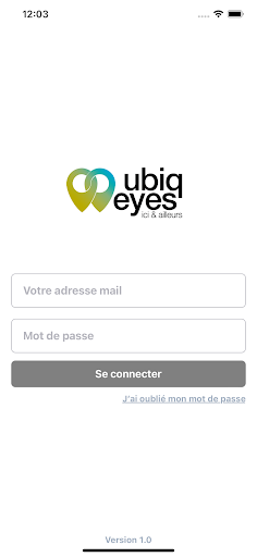 Android application UBIQEYES screenshort