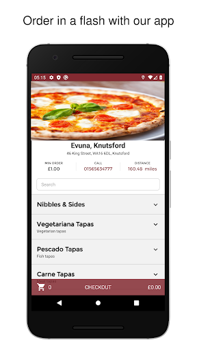 Android application Evuna, Altrincham screenshort