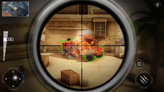WW2 Sniper Shooter 3D: Gun War