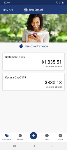 Harrison County Bank Screen 2