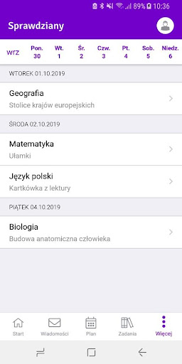 Dzienniczek VULCAN screenshot 4