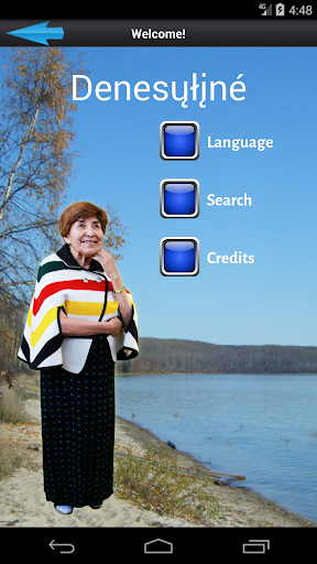 Android application Denesųłįné screenshort