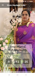 Siva's Marriage Invitation