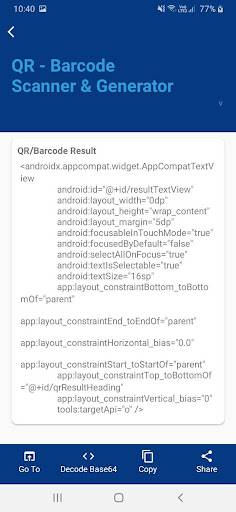 QR - Barcode Scanner & Generat Screen 3
