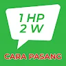 Cara pasang 2 wa di 1 hp