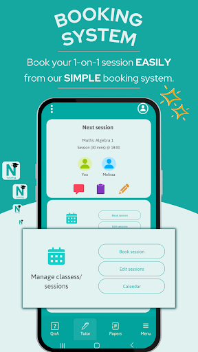 Android application Natura Tutoring screenshort