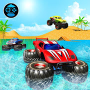 Monster Truck Water Surfing: Truck Racing Games