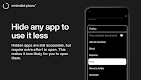 screenshot of minimalist phone: launcher app