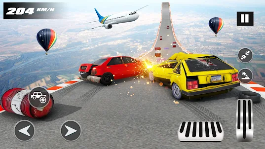 tai nạn xe hơi: game đua xe 3D