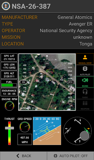 Android application UAV operator screenshort
