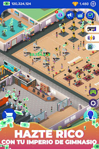 Screenshot 2 Idle Fitness Gym Tycoon - Game android