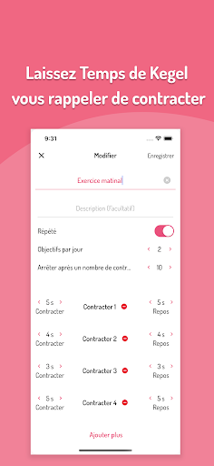 Temps de Kegel Screen 3