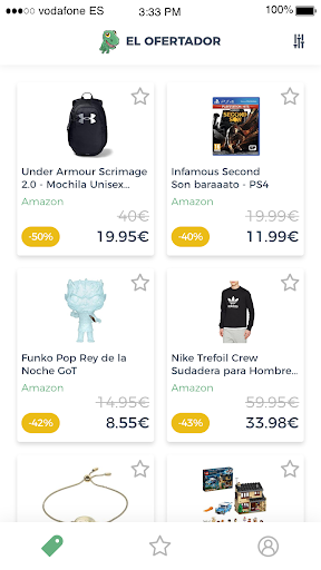 Android application El Ofertador screenshort