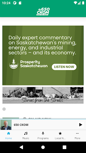 Android application 650CKOM News Talk Sports screenshort