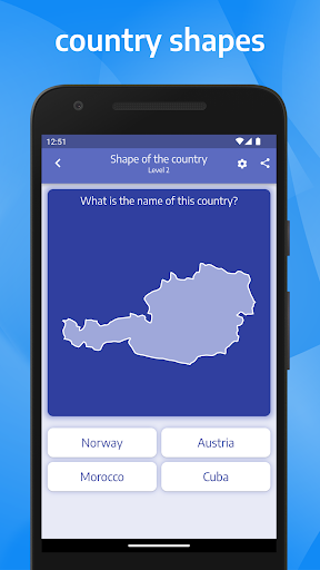 Screenshot of Quiz Geo - World Countries