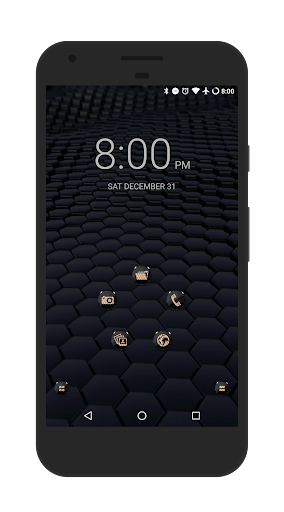 Black Gold Icon Pack Screenshot 4 - AppWisp.com