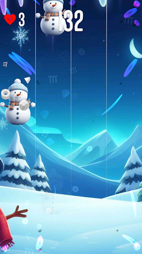 Frosty Snowman Piano Snowflake Screenshot