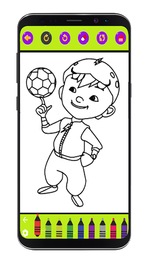 Coloring Book For Boboi Boy