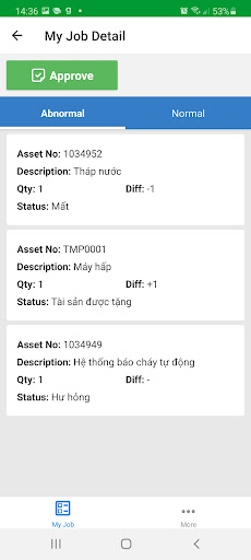 My Asset Screen 2