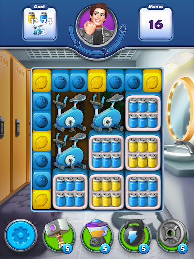 Screenshot of Fit Blast: Toon Cube Puzzle