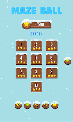 Maze & Snow Ball - Screenshot 1