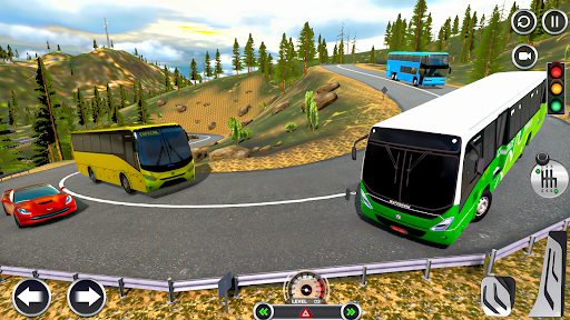 Android application City Traffic Bus Sim Game 2023 screenshort