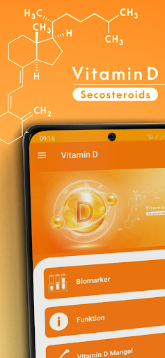 Android application Vitamin D Check screenshort