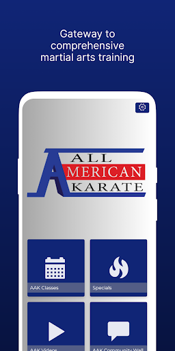 Android application All American Karate screenshort