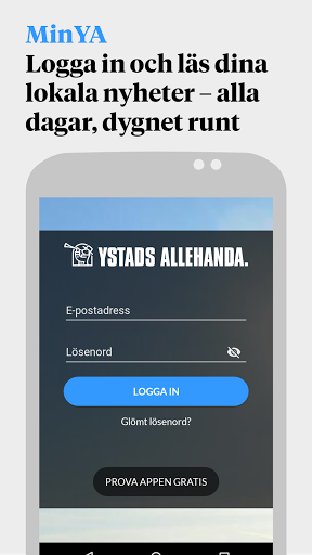 Android application MinYA screenshort
