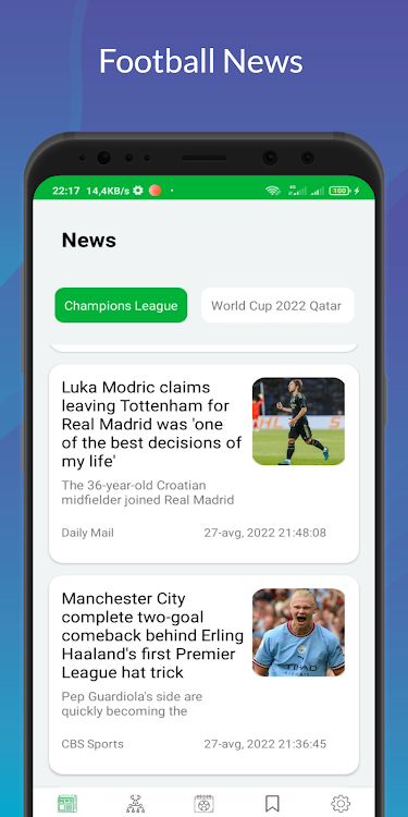 Football News & LiveScores - 1.0.8 - (Android)