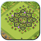 Town Hall 8 Base Layouts icon