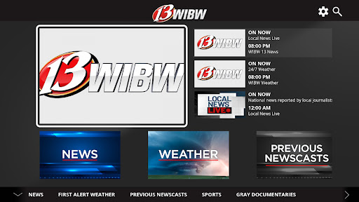 Screenshot of WIBW News