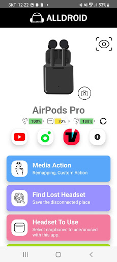 Android application Alldroid | For All Headset screenshort