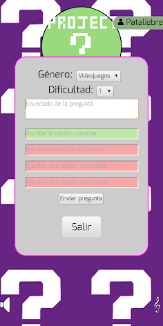 Project Question (2019) - Screenshot 1