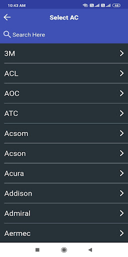 Ac Tv SetTopBox Camera Projector - Remote Control