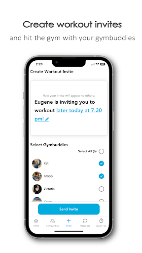 Gymbuddy: Connect & Workout Screen 3