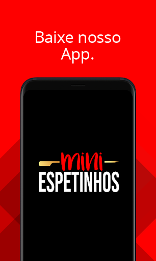 Android application Mini Espetinhos screenshort
