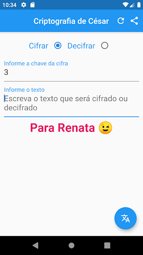 Cipher César Screenshot 1 - AppWisp.com