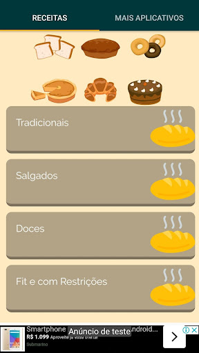 Receitas de Pães Screenshot 3 - AppWisp.com
