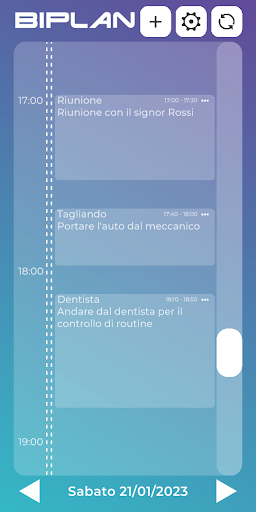 Android application BiPlan screenshort