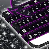 Black and Purple Keyboard icon