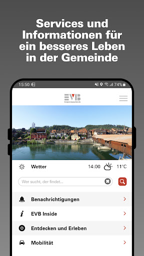 Android application Energieversorgung Büren AG screenshort
