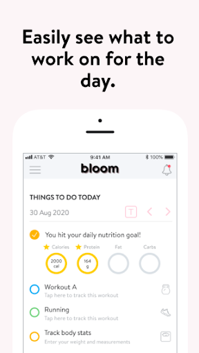 Android application ClubBloom screenshort