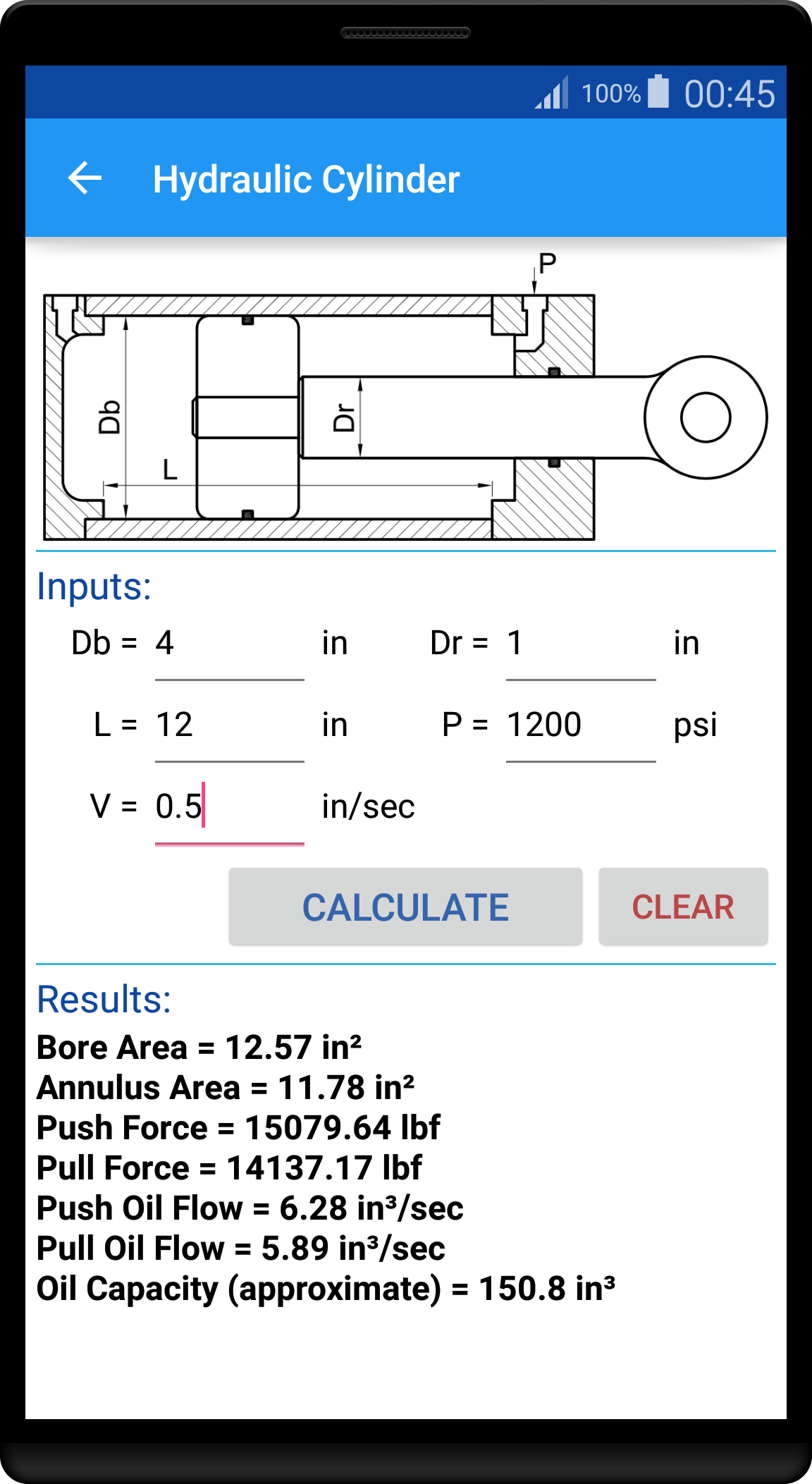 Android application Mechanical Engineering One Pro screenshort