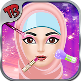 hijab makeup salon icon