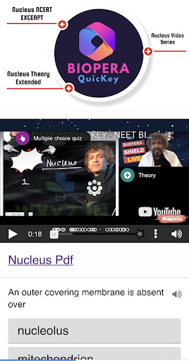 NEET QuicKey - Biology Screen 3