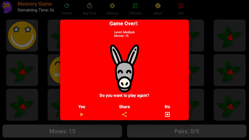 Memory Game - Pro Screenshot