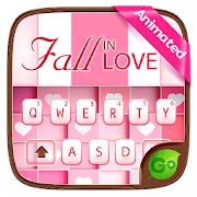 Fall In Love GO Keyboard Animated Theme  Icon